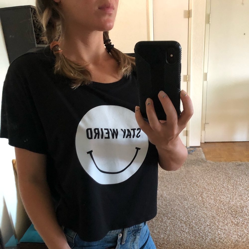 Glamour kills crop top stay weird